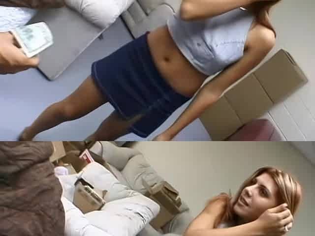 Stunning teen Veronica insane facials video