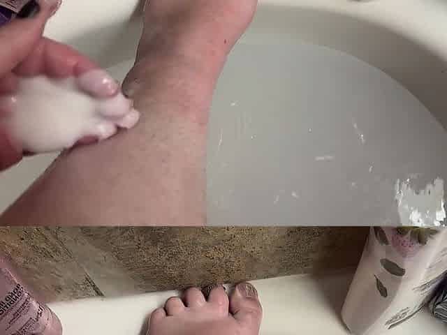 Shower with me shave & shave routine