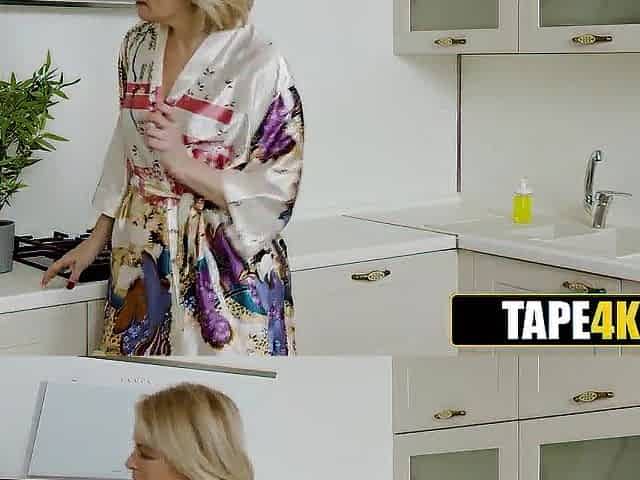 Sneaking Into a Hot Blonde MILF's Bedroom for a Hardcore Ride