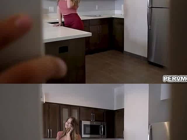 Emily Get Down On Her Knees To Pleasure Tonys Dick