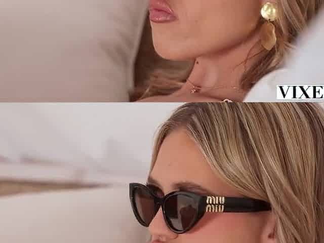 VIXEN Seductive Angie Faith Bounces Her Huge Tits During the time that Riding Knob