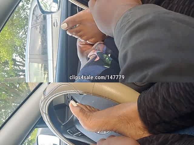 Car Session with Talisa's 1st Foot Worship Experience