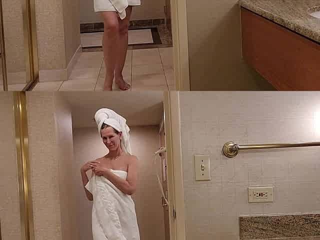 Hotel Shower Nude Tease for Fan Club