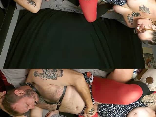 Big Titty Goth Girlfriend And Her Femboy Toy