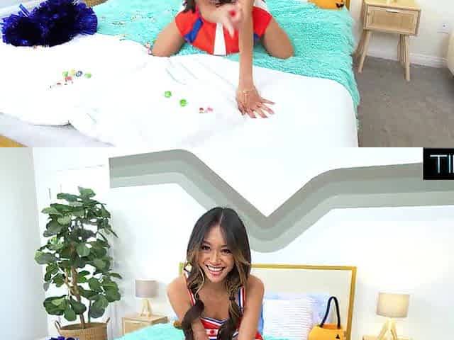 Cheer Doxy Celebrates Halloween With Candy, Knob, and Cum