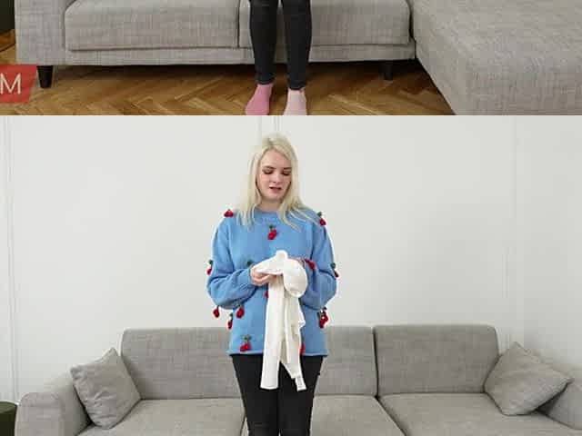 Fit18 - Amber Kawaii - Casting Tall Blond German In White Bodysuit - 60FPS POV
