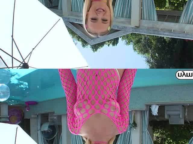NYMPHO Cute blondie young Natalia Queen takes it deep