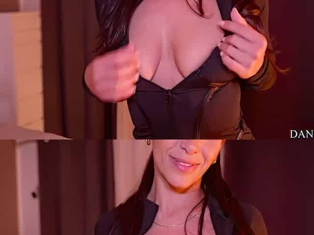 Steve Mori And Danica Mori - Tonights Naughty Surprise, Just For Him. Big Cock & Cum In Mouth!
