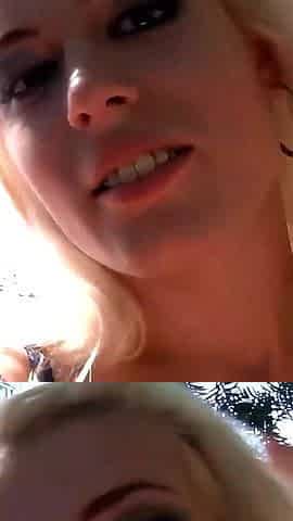 The 18-year-old Blonde Wants a Threesome in the Garden