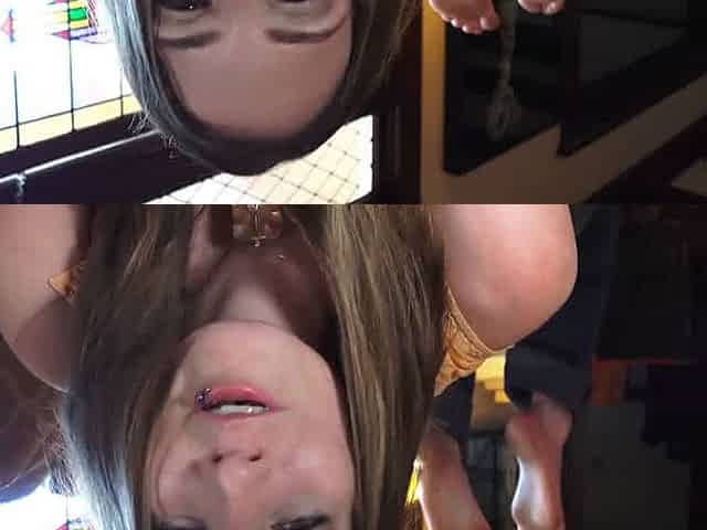 Emily showing her feet