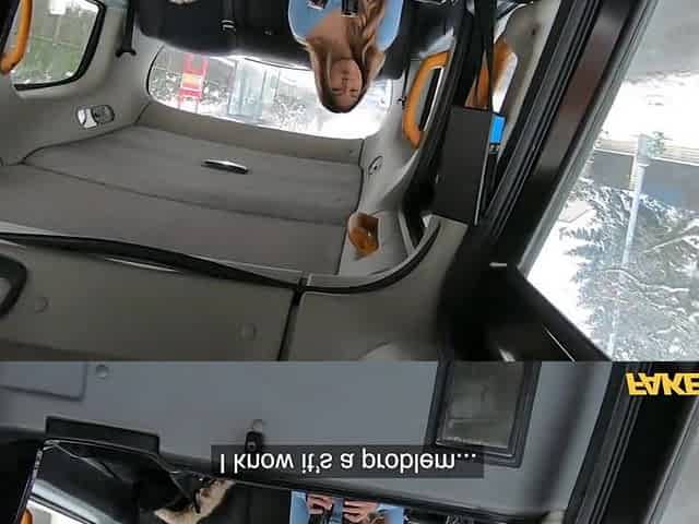 Fake Taxi Cocky Oriental passenger gets out and takes a piddle in the midst of the road