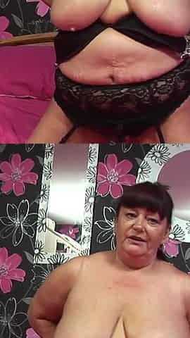 Horny Mature BBW Katy Shows off Her Big Boobs & Stuffs Her Pussy with Her Favorite Toy