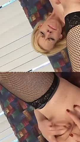 Horny Horny Blonde Wants to Be Fucked Hard in the Ass by a Big Black Cock