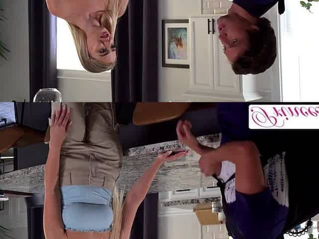 Blake Blossom Helps Stepbro Resist Temptation of Her Soaked Booty & Large bazookas, Gains His Seed