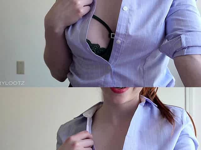 Delightful redhead uses toy to masturbate