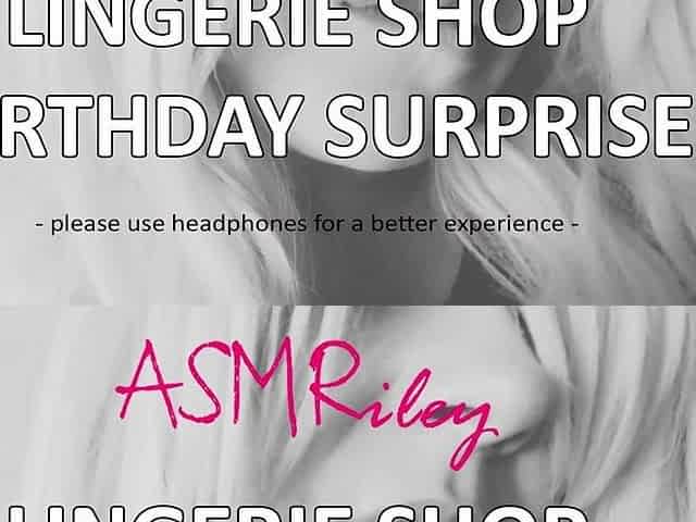 EroticAudio - ASMR Lingerie Shop Birthday Surprise