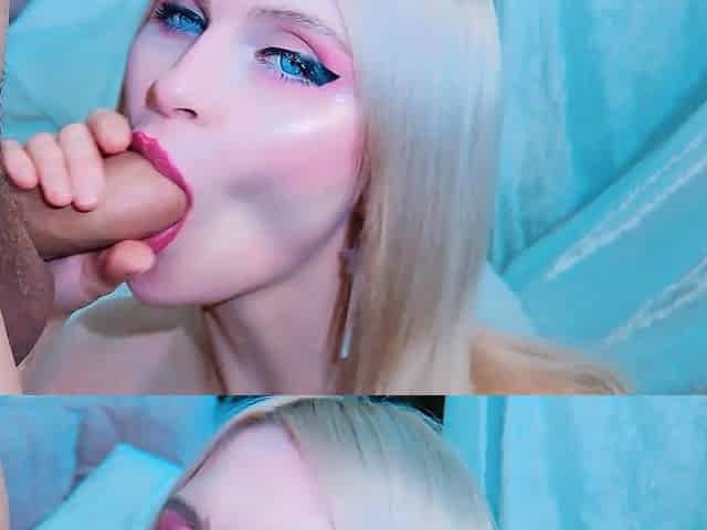 Blonde Beauty Shares an Intimate Night with Her Lover