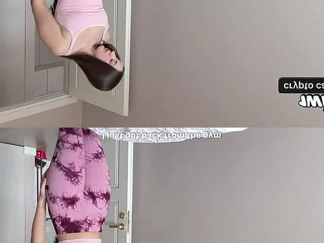Leggings Rip Discloses Tease in POV Creampie