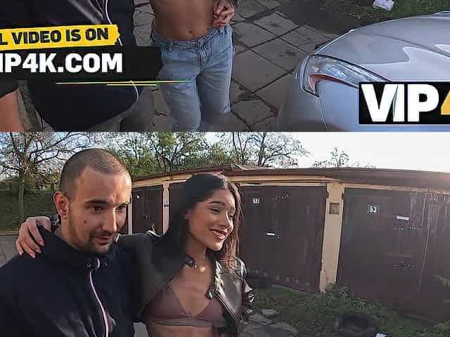 VIP4K. This babe showed me her Melons in Public, and I sold 'em a Car