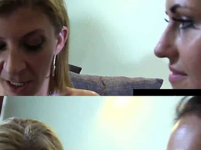 British Cutie Jess West Dick Fucked With PAWG Milf Sara