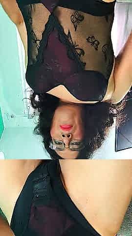 In ebony underware