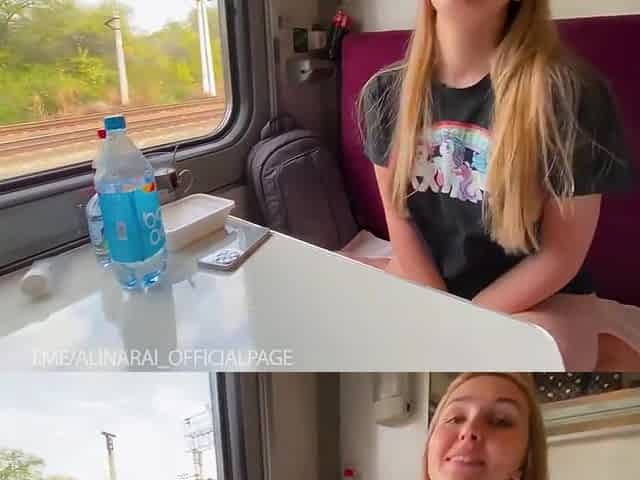 Her Husband Is Now A Cuckold. Picked Up A Married Beauty And Fucked Her Right On The Train