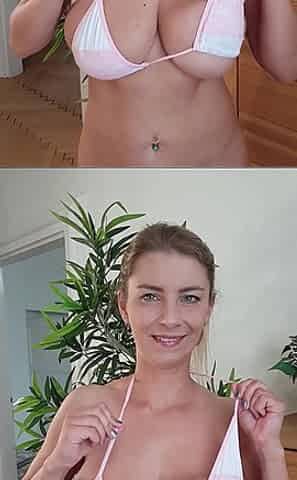 Slow Bouncing Boobs Like I Run in a Swimsuit?