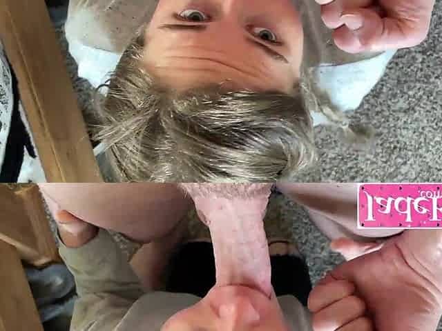 Compliant bitch training by a lewd Slavemaster
