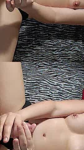 On Sunday, the stepmom allows cum on pants and snatch, out of ses