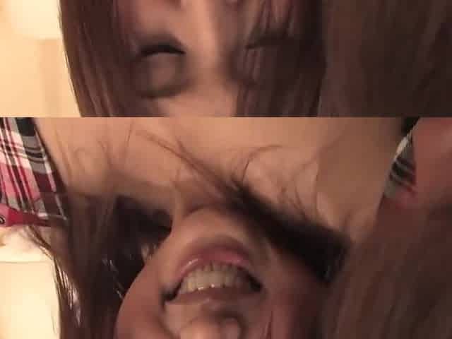 Asian Girl Sucks A Huge Cock Then Gets Hairy Pussy Fucked Deep