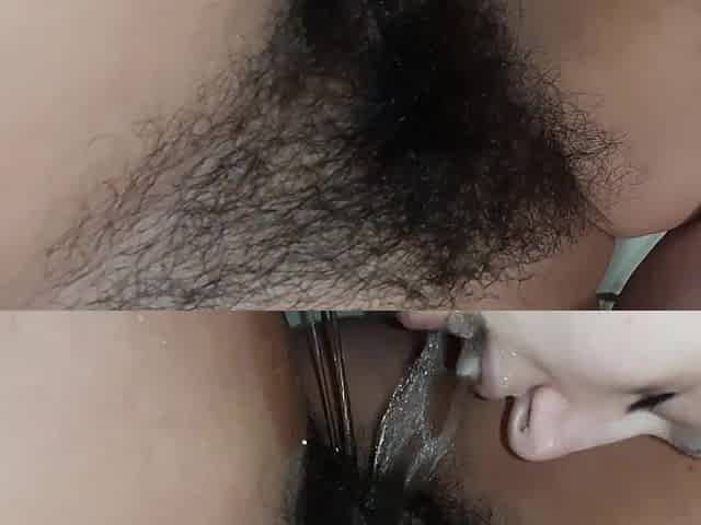 I peed in her mouth and then she licked my pussy, nipples and armpits - Lesbian Illusion Girls