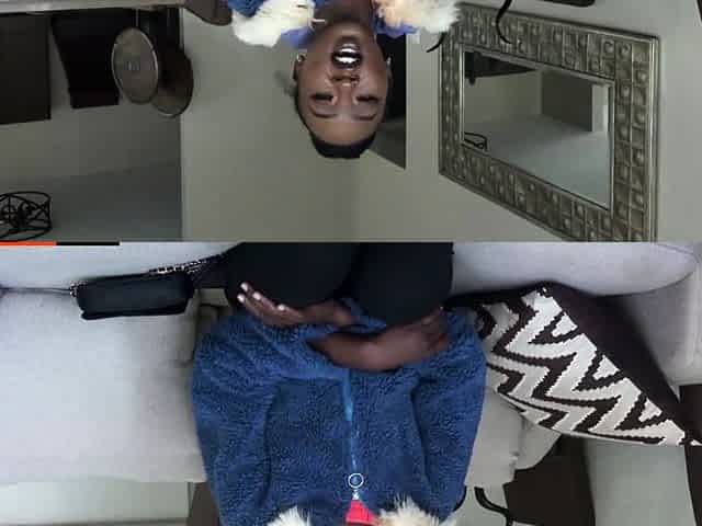 Bubble Butt Black Teen Pussy Stretched