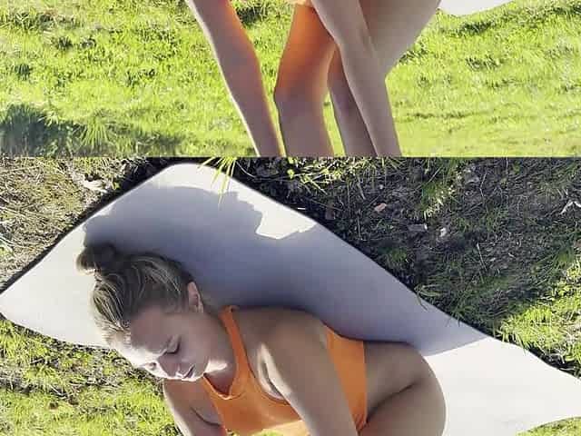 I Did Hot Yoga Outside So He Give Me Dick In My Mouth