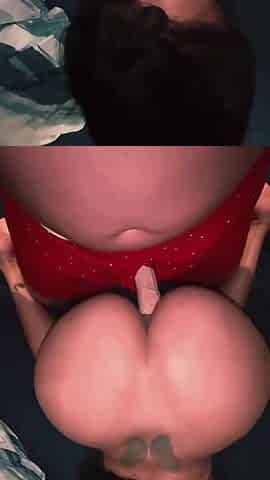 Big booty brunette moves on hard dick