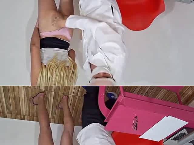 Hot Chick Goes To The Gynecologist To Get An Orgasm!