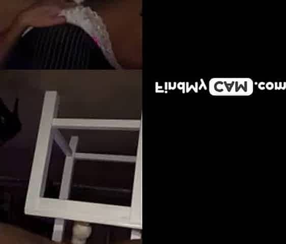 Blonde with Big Tits Fucks 9 inch Dildo on Webcam