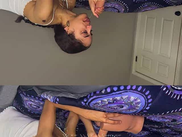 Small Lightskin Sucks & Bangs White Torso Doll