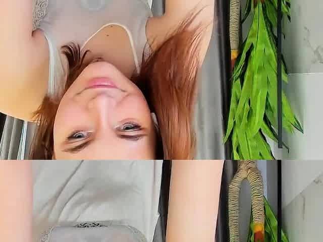 Redheaded model