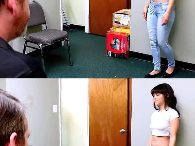 Sexy redhead teen ass spanking