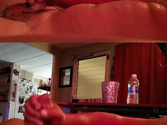 Milking my wang until I cum on myself