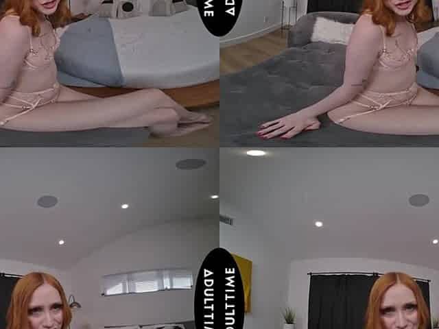 UP CLOSE VR - POV Nasty Tiny Redhead Scarlet Skies Is LUST Your Rod!