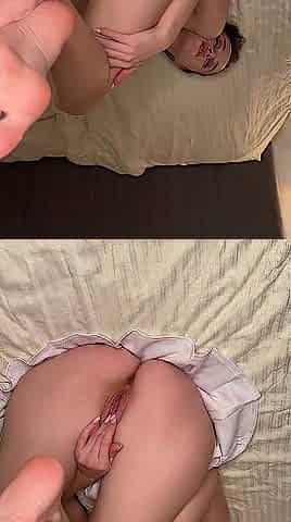 masturbation in one petticoat late at night