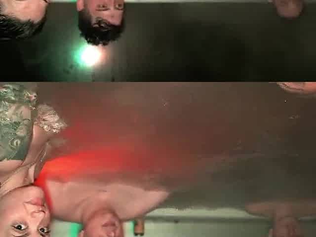 Sexy Jacuzzi Party: three Studs and two Chicks with No Rules