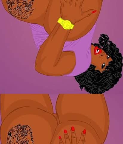 Cherokee D Booty sucking and banging in a backalley toon remix