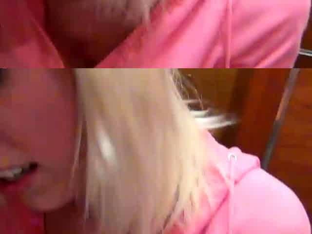 Great ass blonde blowjob and fucking POV