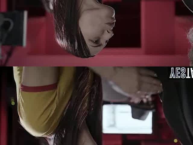 Tiny mother I'd like to fuck singer gets manipulated into having 3some at work