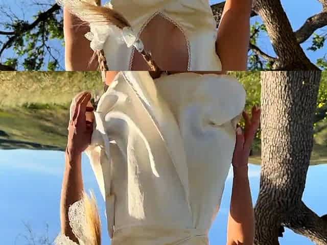 Blonde Beauty with Big Butt Masturbates Solo