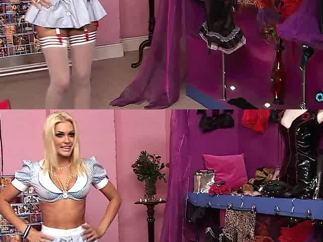 Slutty blond nurse gets her hands on a large rigid ramrod
