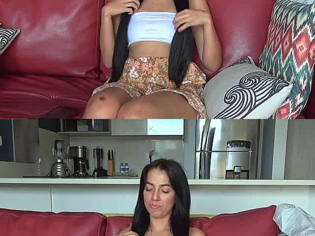 This cute LATINA AMATEUR DMed on IG