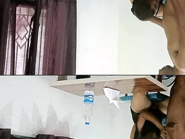 Natural Hot Indian Wife Kamini Giving Blowjob